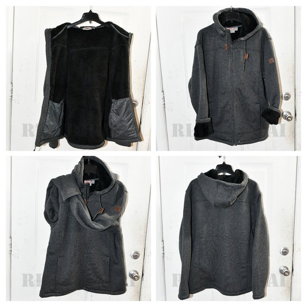 Rugged Elements Men's Fleece-Lined Hoodie‎ Black